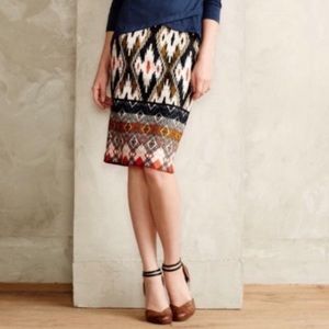 Anthropologie Maeve Iguazu Pencil Skirt - S
